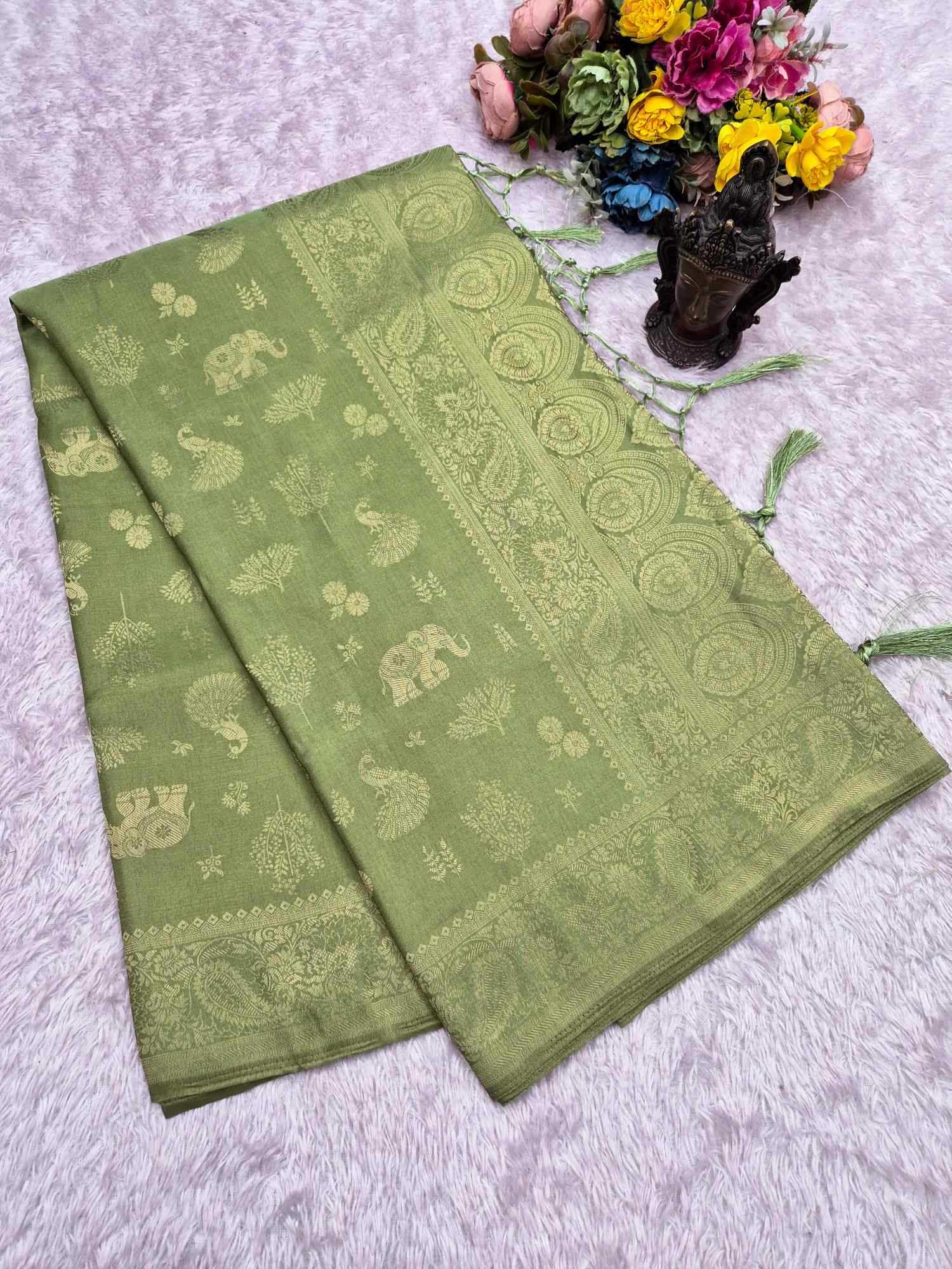 YNF Wholesale Tissue Silk Soft Silk Sarees  | Surat Manufacturer