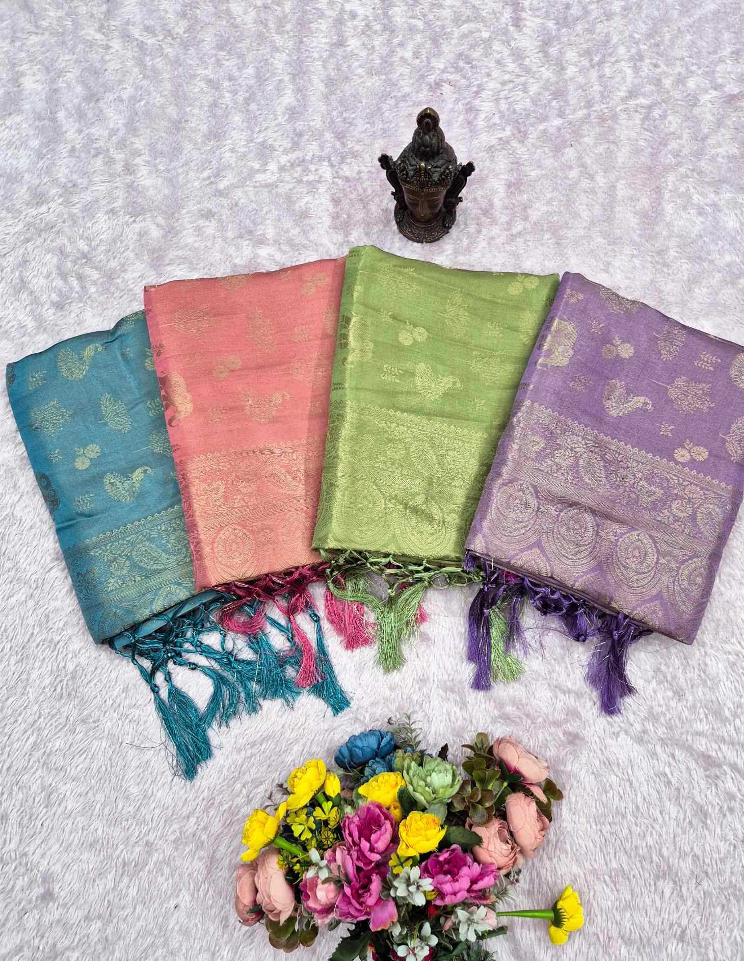 YNF Wholesale Tissue Silk Soft Silk Sarees  | Surat Manufacturer