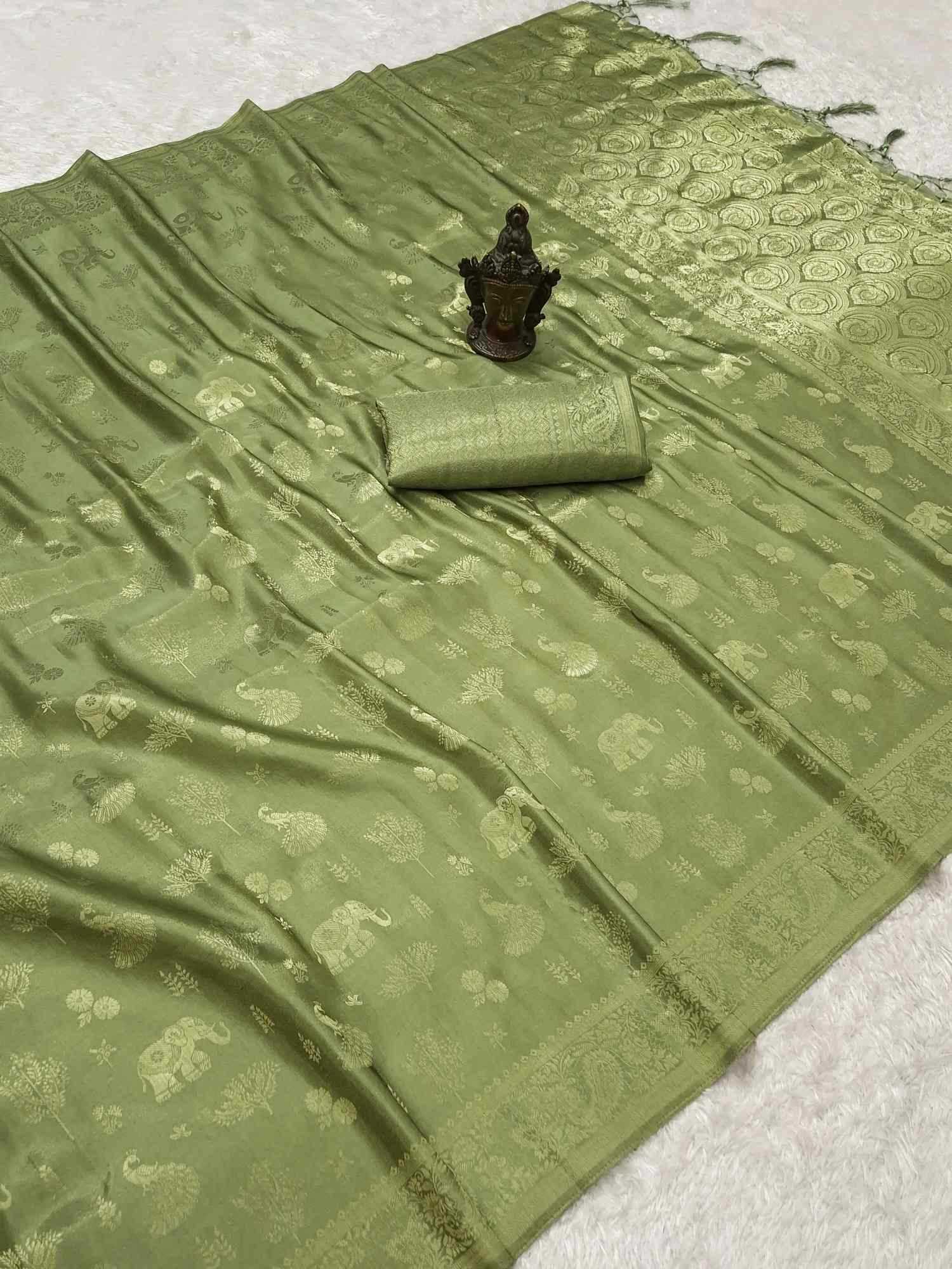 YNF Wholesale Tissue Silk Soft Silk Sarees  | Surat Manufacturer