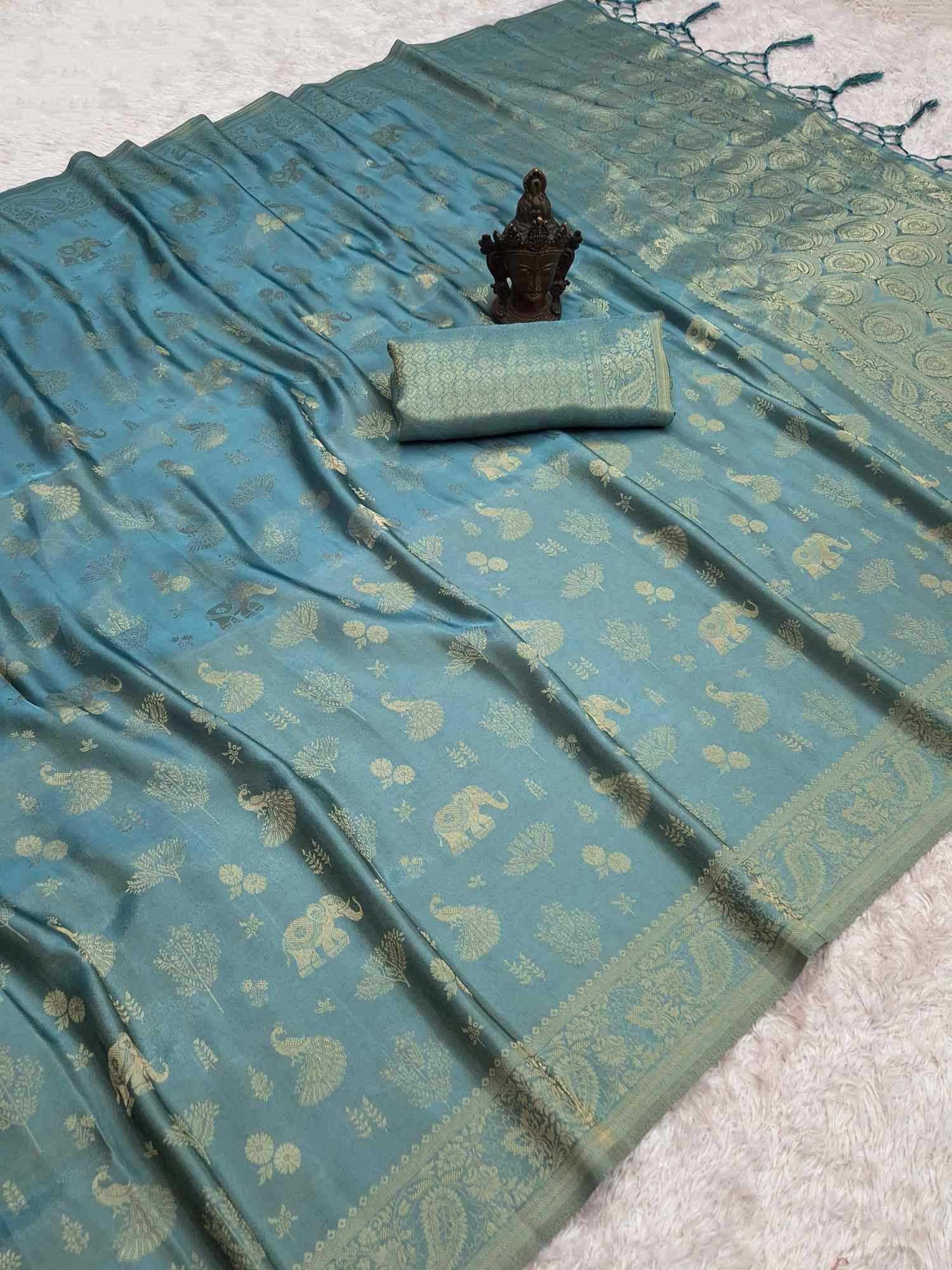 YNF Wholesale Tissue Silk Soft Silk Sarees  | Surat Manufacturer
