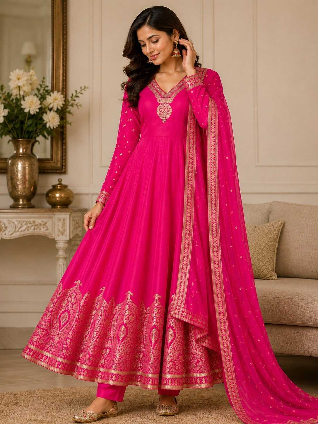 YNF Wholesale Fancy Anarkali Gown  | Surat Manufacturer