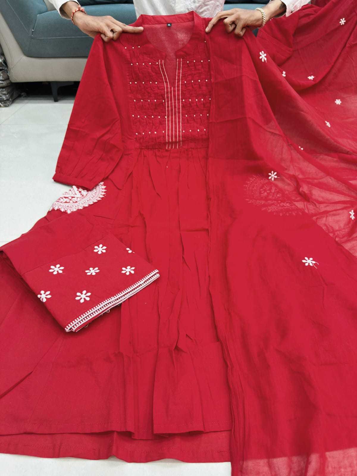 YNF Wholesale Cotton Embroidery Suits  | Surat Manufacturer