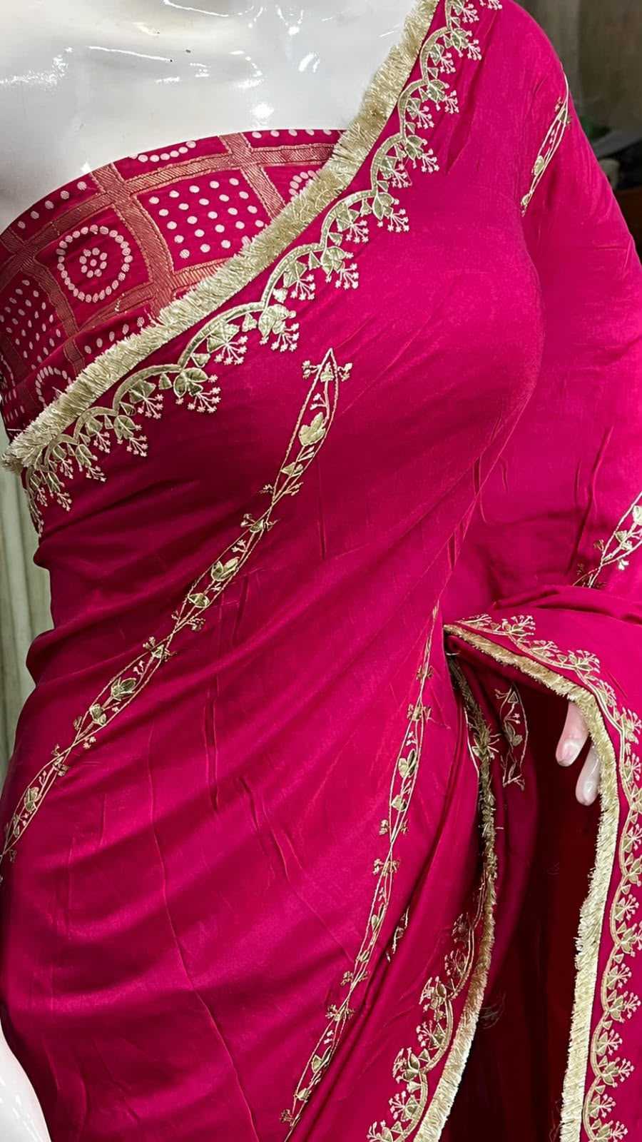 YNF Wholesale Gajji Silk Printed Sarees  | Surat Manufacturer
