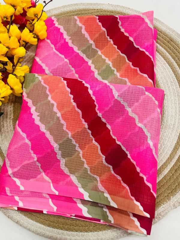 YNF Wholesale Kota Silk Printed Sarees  | Surat Manufacturer