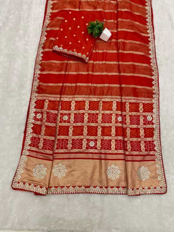 YNF Wholesale Gajji Silk Printed Sarees  | Surat Manufacturer