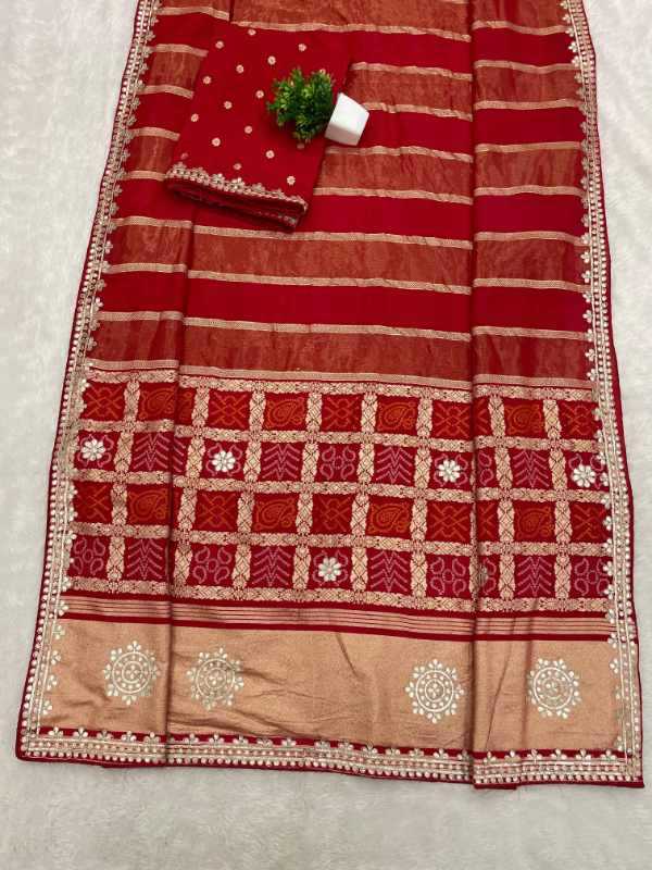 YNF Wholesale Gajji Silk Printed Sarees  | Surat Manufacturer