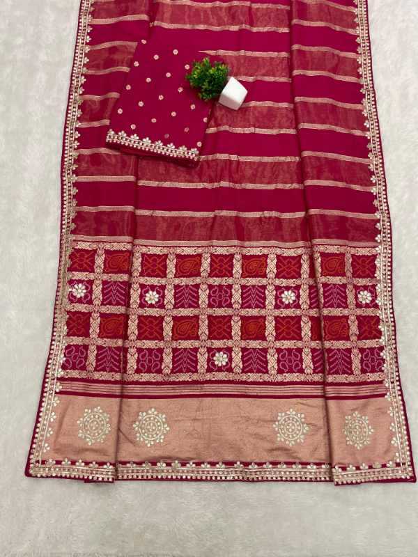 YNF Wholesale Gajji Silk Printed Sarees  | Surat Manufacturer