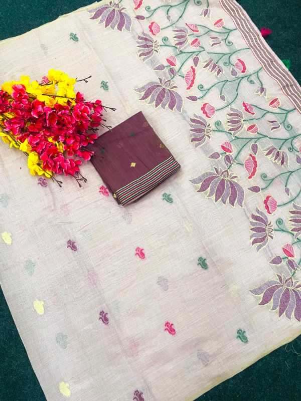 YNF Wholesale Khadi Cotton Designer Sarees  | Surat Manufacturer