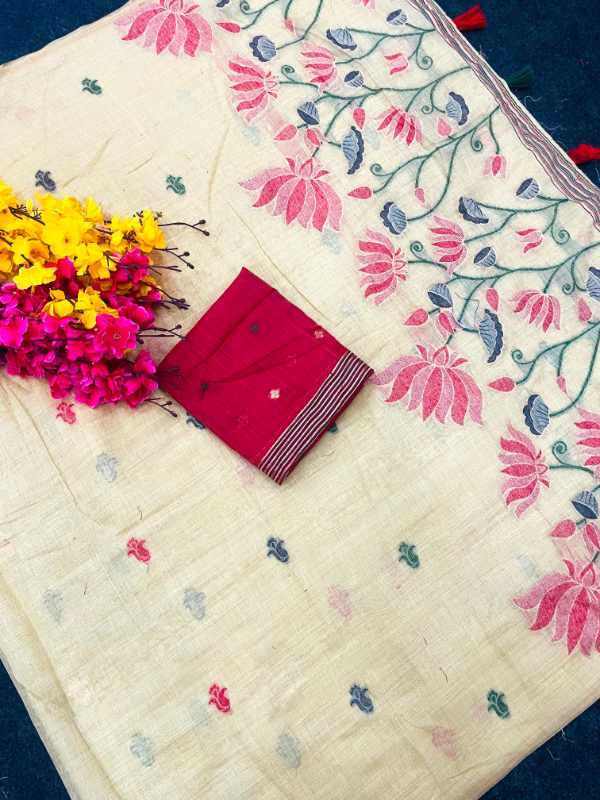 YNF Wholesale Khadi Cotton Designer Sarees  | Surat Manufacturer