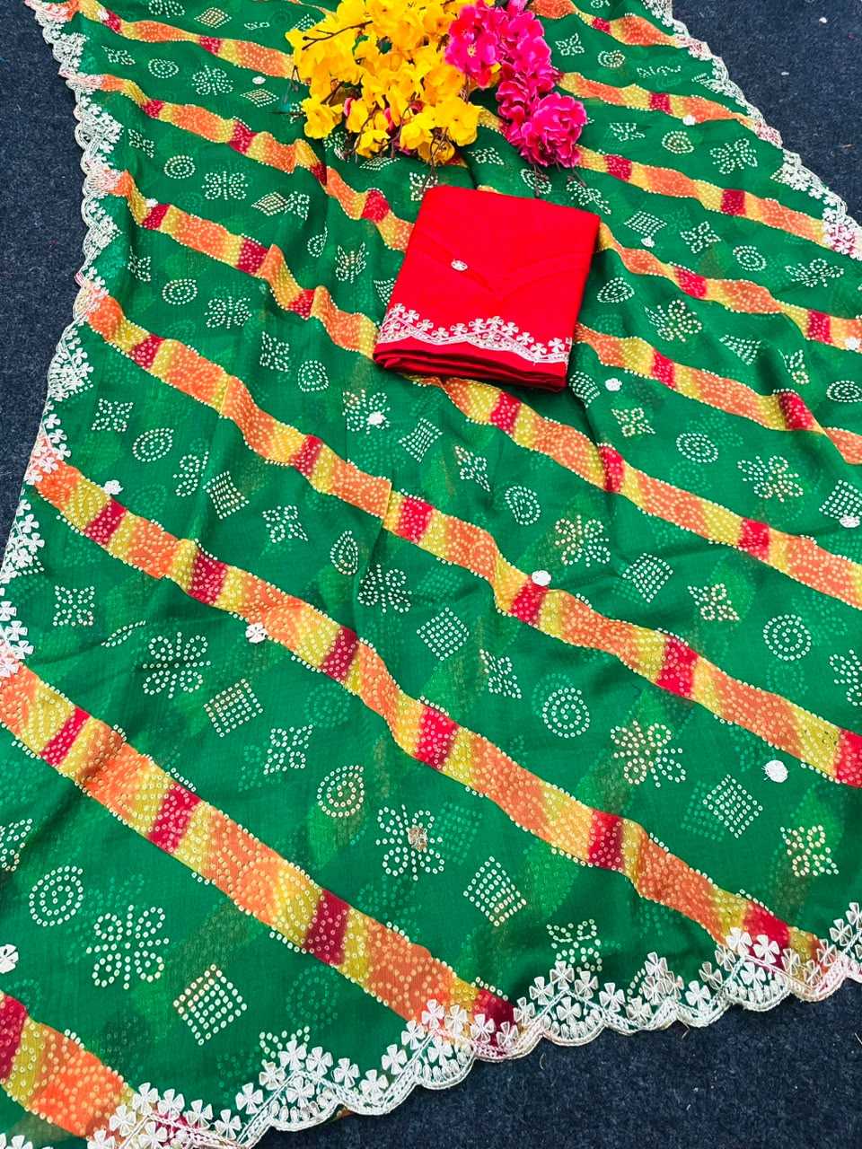 YNF Wholesale Chiffon Designer Sarees  | Surat Manufacturer