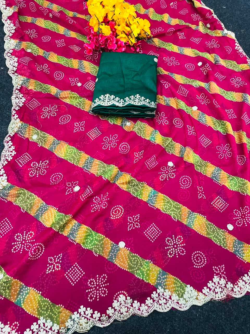 YNF Wholesale Chiffon Designer Sarees  | Surat Manufacturer