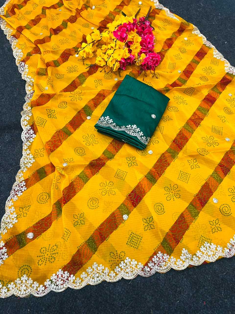 YNF Wholesale Chiffon Designer Sarees  | Surat Manufacturer