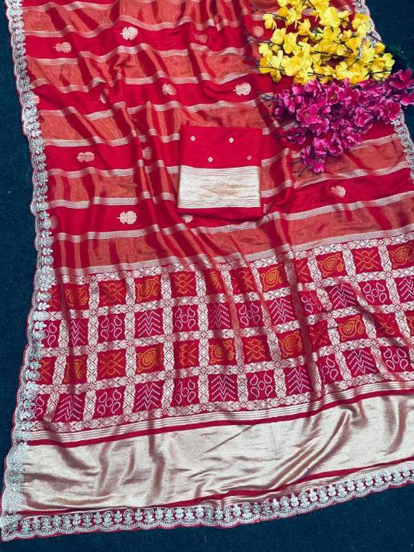 YNF Wholesale Gajji Silk Designer Sarees  | Surat Manufacturer