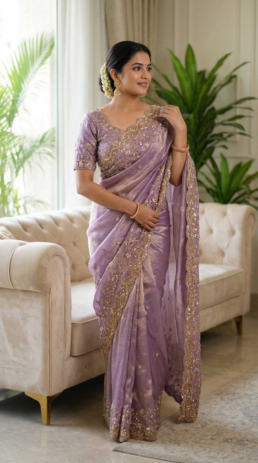 YNF Wholesale Space Silk Party Wear Silk Sarees  | Surat Manufacturer