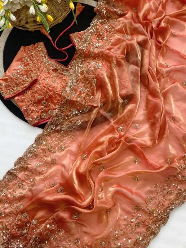 YNF Wholesale Space Silk Party Wear Silk Sarees  | Surat Manufacturer