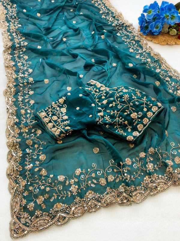 YNF Wholesale Space Silk Party Wear Silk Sarees  | Surat Manufacturer