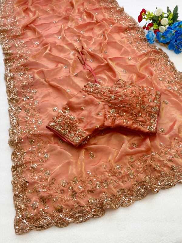 YNF Wholesale Space Silk Party Wear Silk Sarees  | Surat Manufacturer