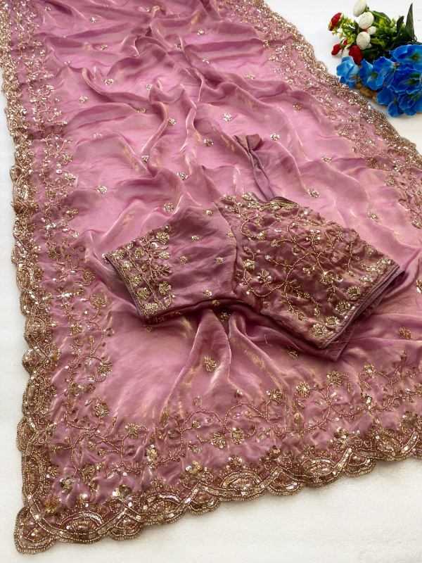 YNF Wholesale Space Silk Party Wear Silk Sarees  | Surat Manufacturer