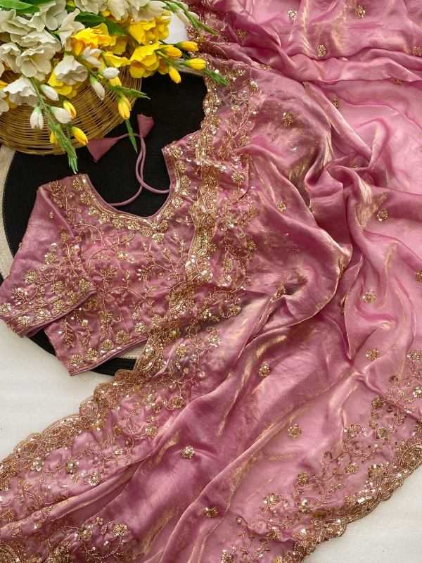 YNF Wholesale Space Silk Party Wear Silk Sarees  | Surat Manufacturer
