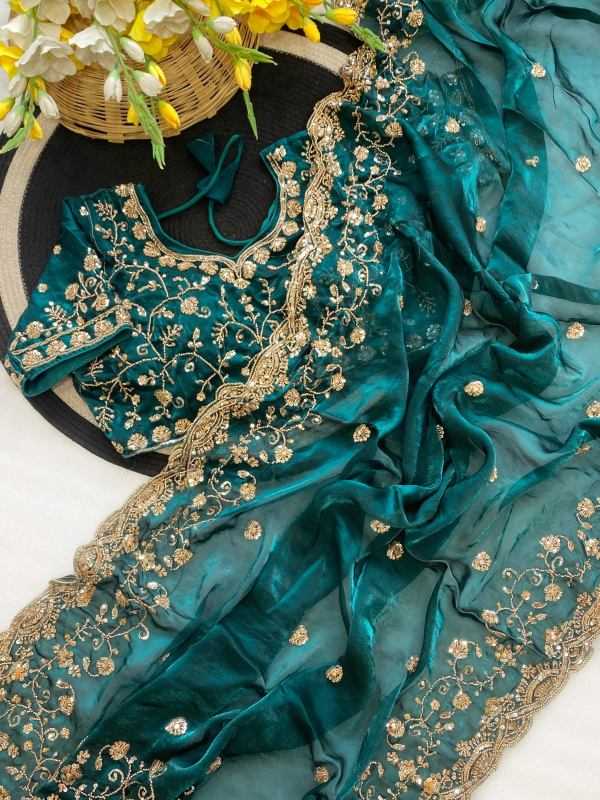 YNF Wholesale Space Silk Party Wear Silk Sarees  | Surat Manufacturer