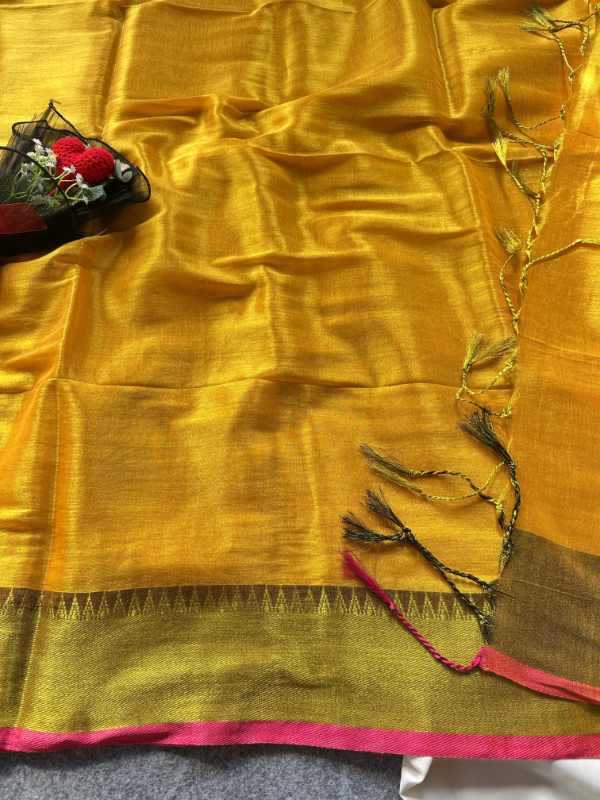 YNF Wholesale Tissue Fancy Sarees  | Surat Manufacturer