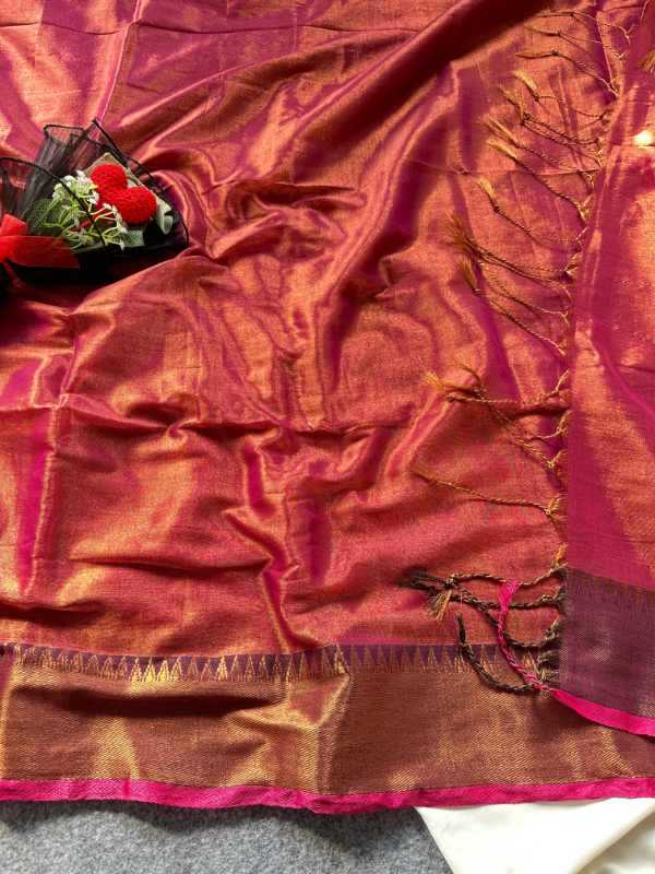 YNF Wholesale Tissue Fancy Sarees  | Surat Manufacturer