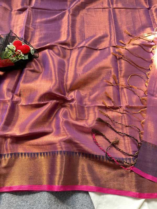 YNF Wholesale Tissue Fancy Sarees  | Surat Manufacturer