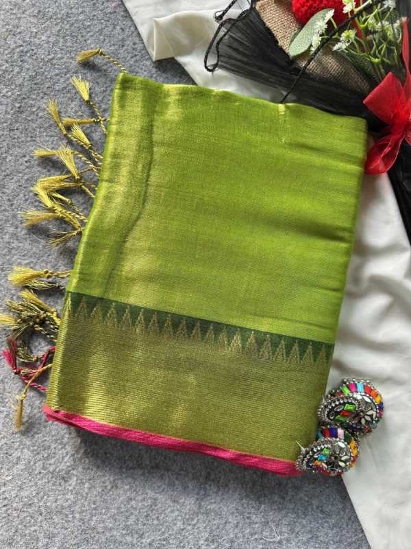 YNF Wholesale Tissue Fancy Sarees  | Surat Manufacturer