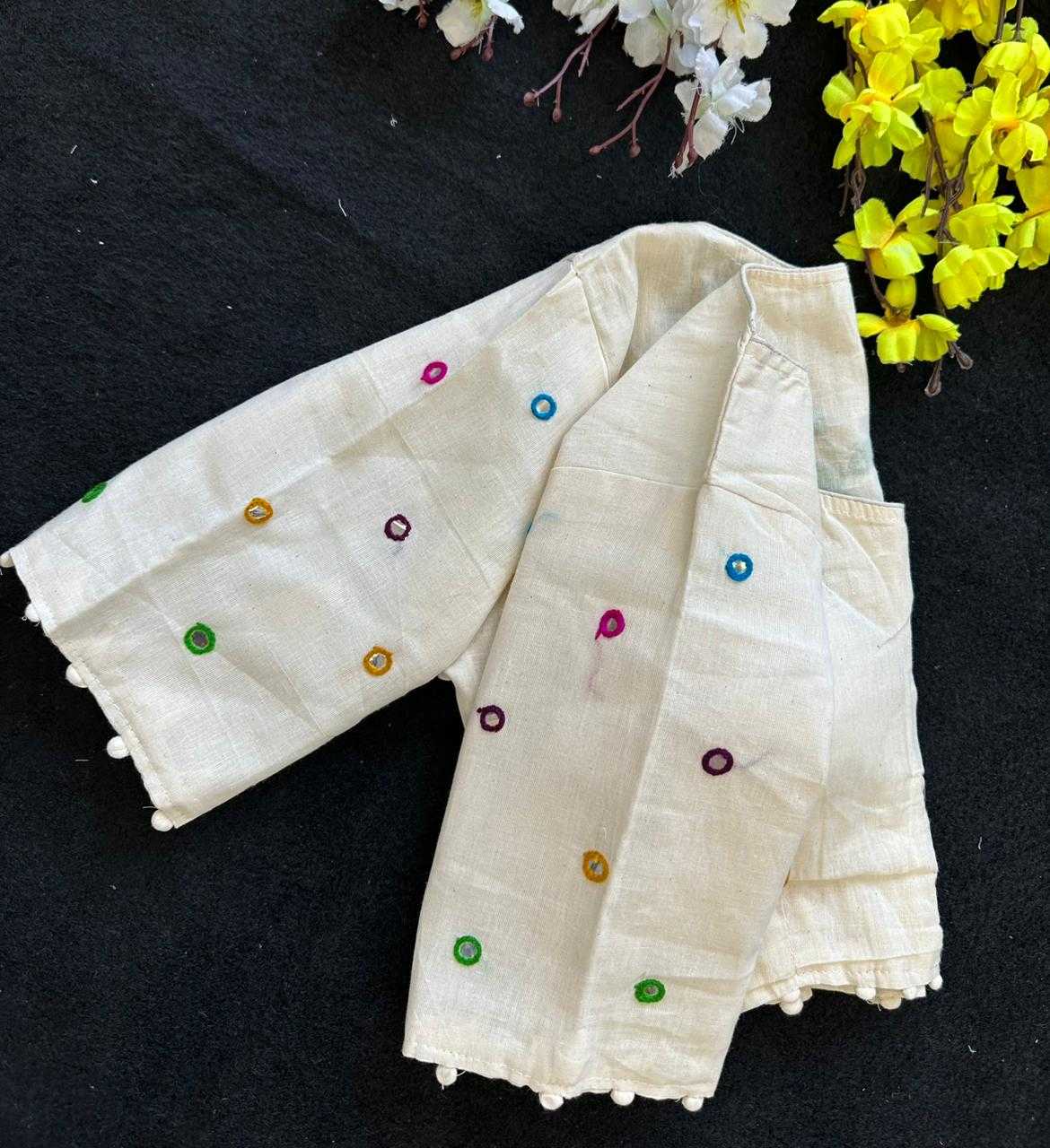YNF Wholesale Khadi Cotton Designer Blouse  | Surat Manufacturer