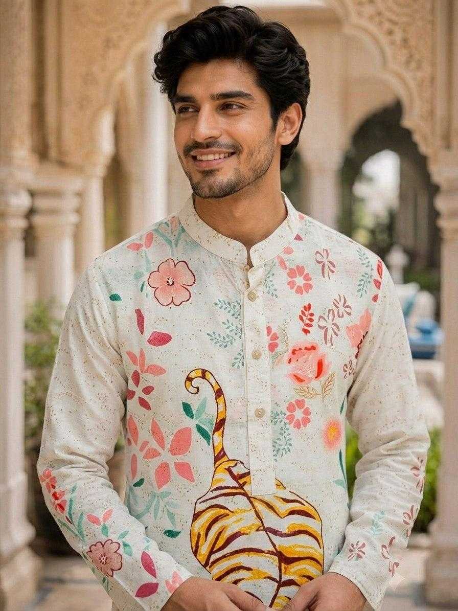 YNF Wholesale Cotton Mens Kurtas  | Surat Manufacturer