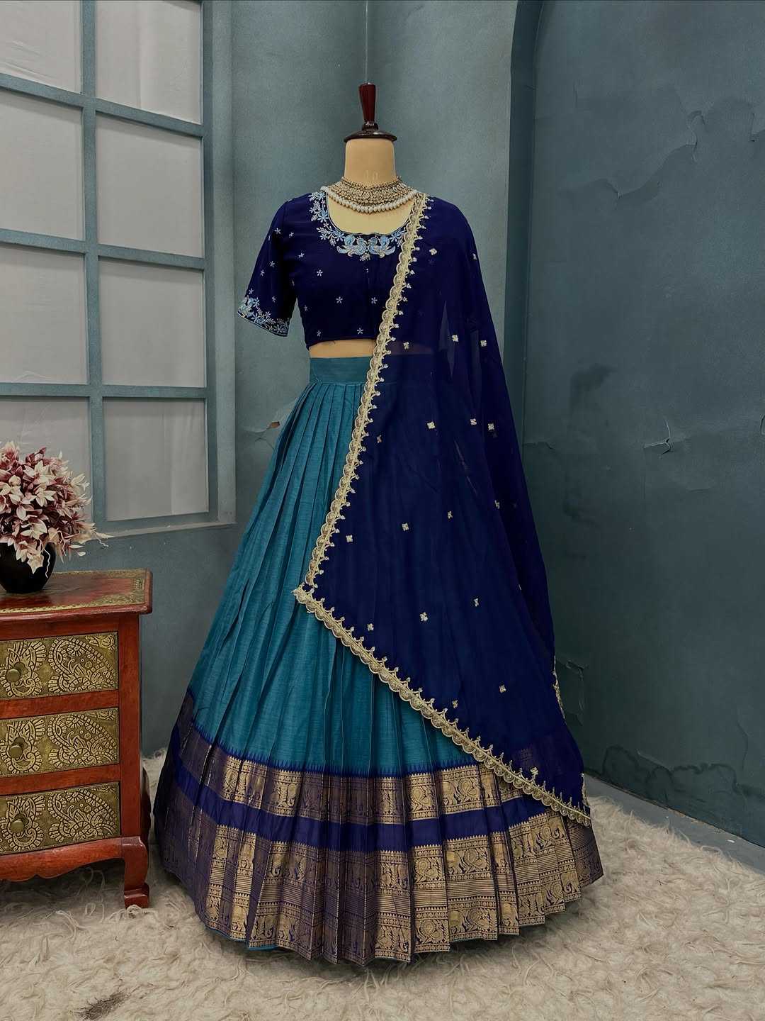 YNF Wholesale Kanjivaram Silk Traditional Lehenga  | Surat Manufacturer