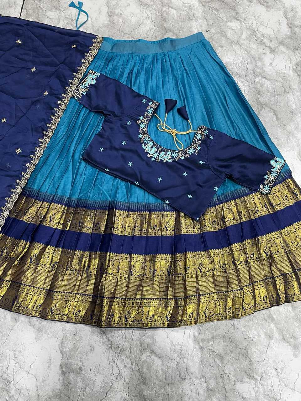YNF Wholesale Kanjivaram Silk Traditional Lehenga  | Surat Manufacturer
