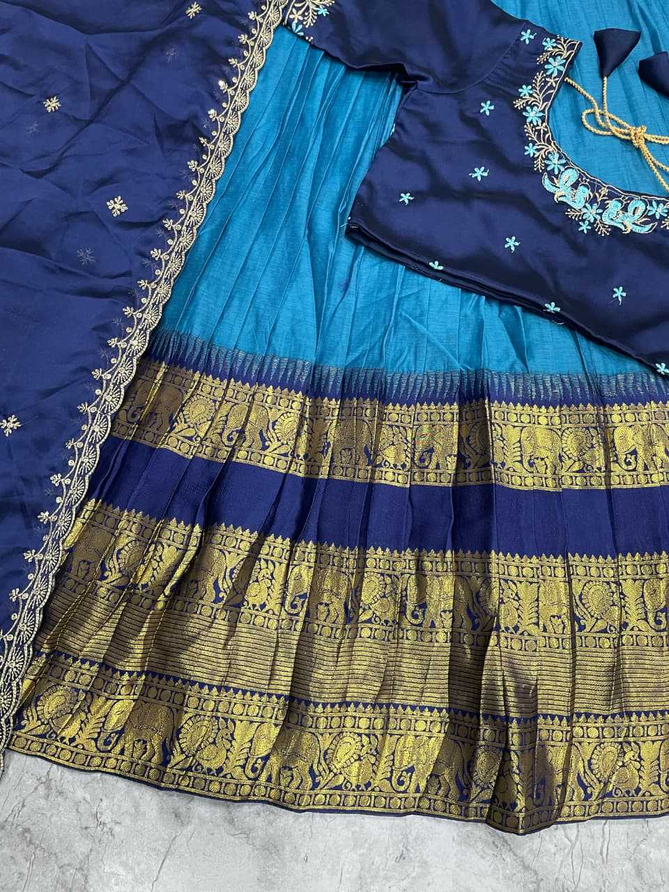 YNF Wholesale Kanjivaram Silk Traditional Lehenga  | Surat Manufacturer