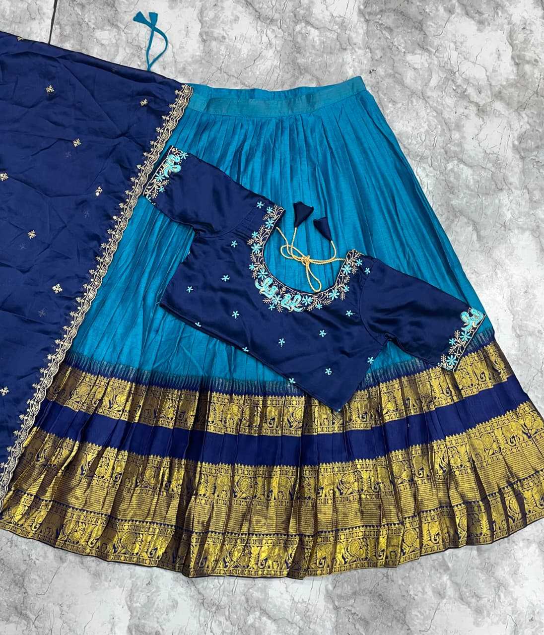 YNF Wholesale Kanjivaram Silk Traditional Lehenga  | Surat Manufacturer
