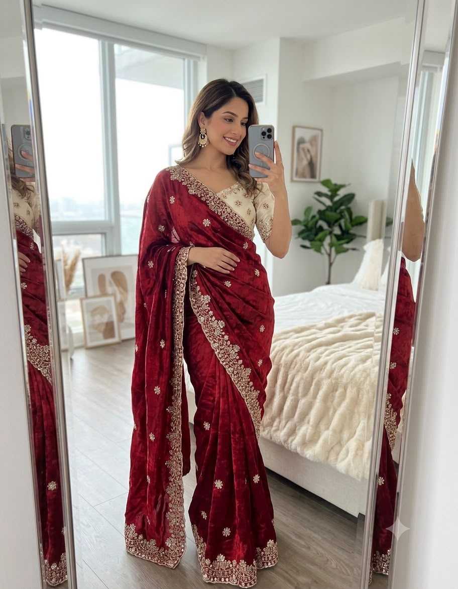 YNF Wholesale Fancy Sequin Sarees  | Surat Manufacturer