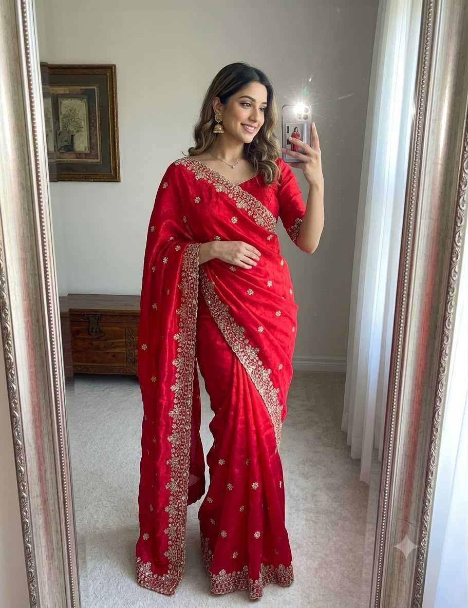 YNF Wholesale Fancy Sequin Sarees  | Surat Manufacturer