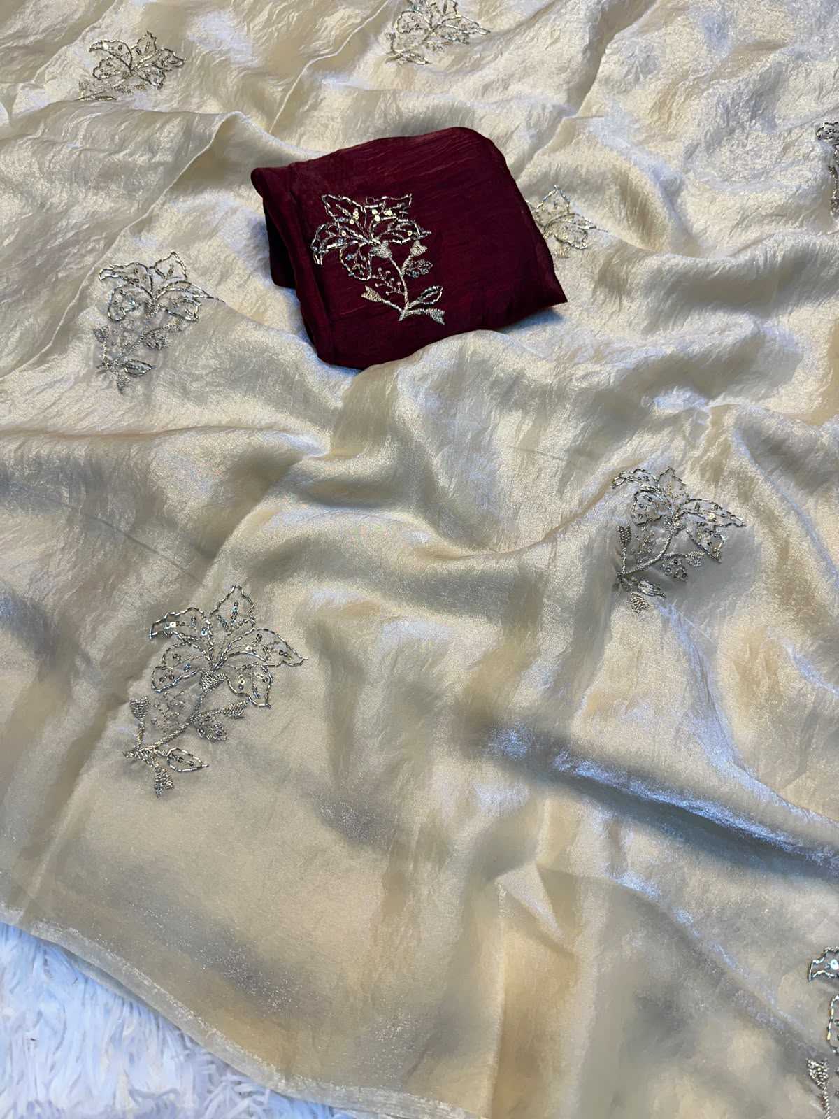 YNF Wholesale Space Silk Fancy Sarees  | Surat Manufacturer
