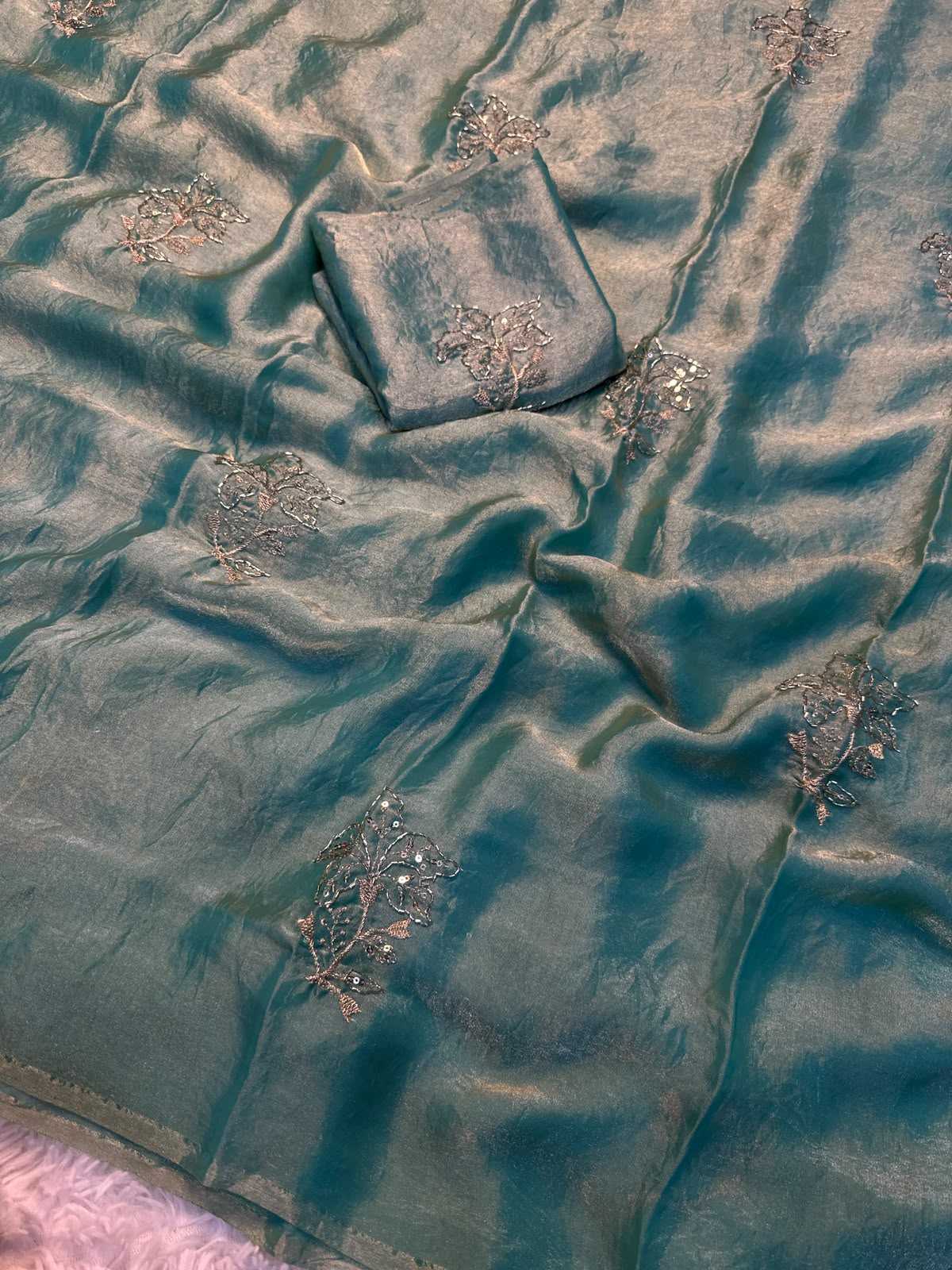 YNF Wholesale Space Silk Fancy Sarees  | Surat Manufacturer