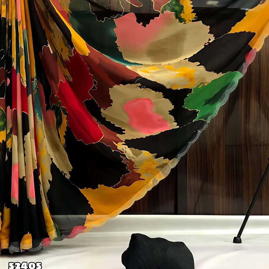 YNF Wholesale Georgette Printed Sarees  | Surat Manufacturer