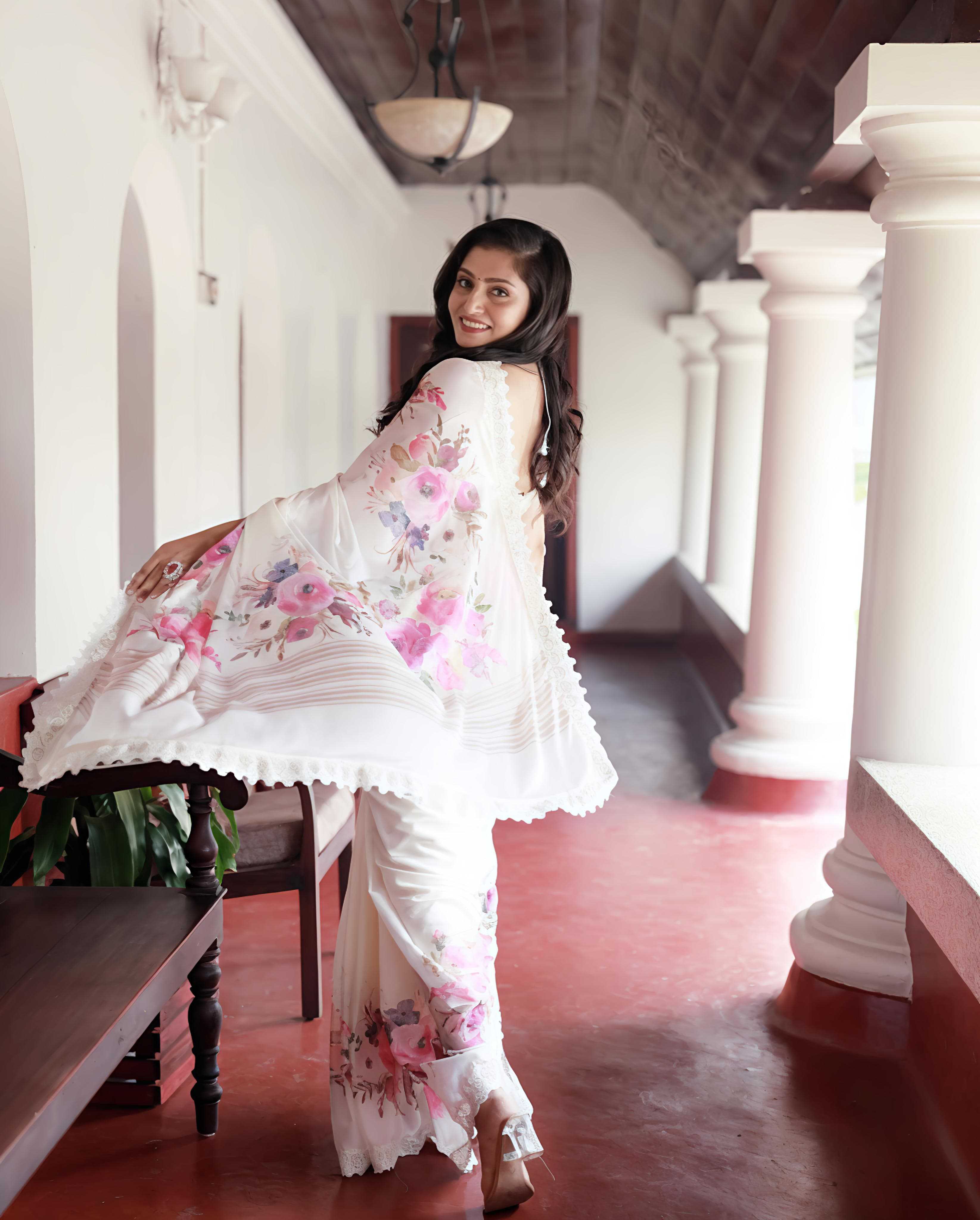 YNF Wholesale Blooming Designer Sarees  | Surat Manufacturer