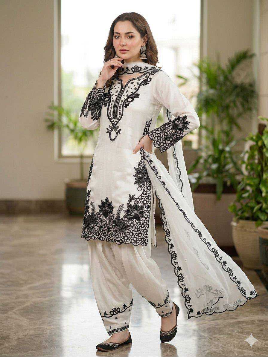 YNF Wholesale Heavy Roman Silk Embroidery Suits  | Surat Manufacturer