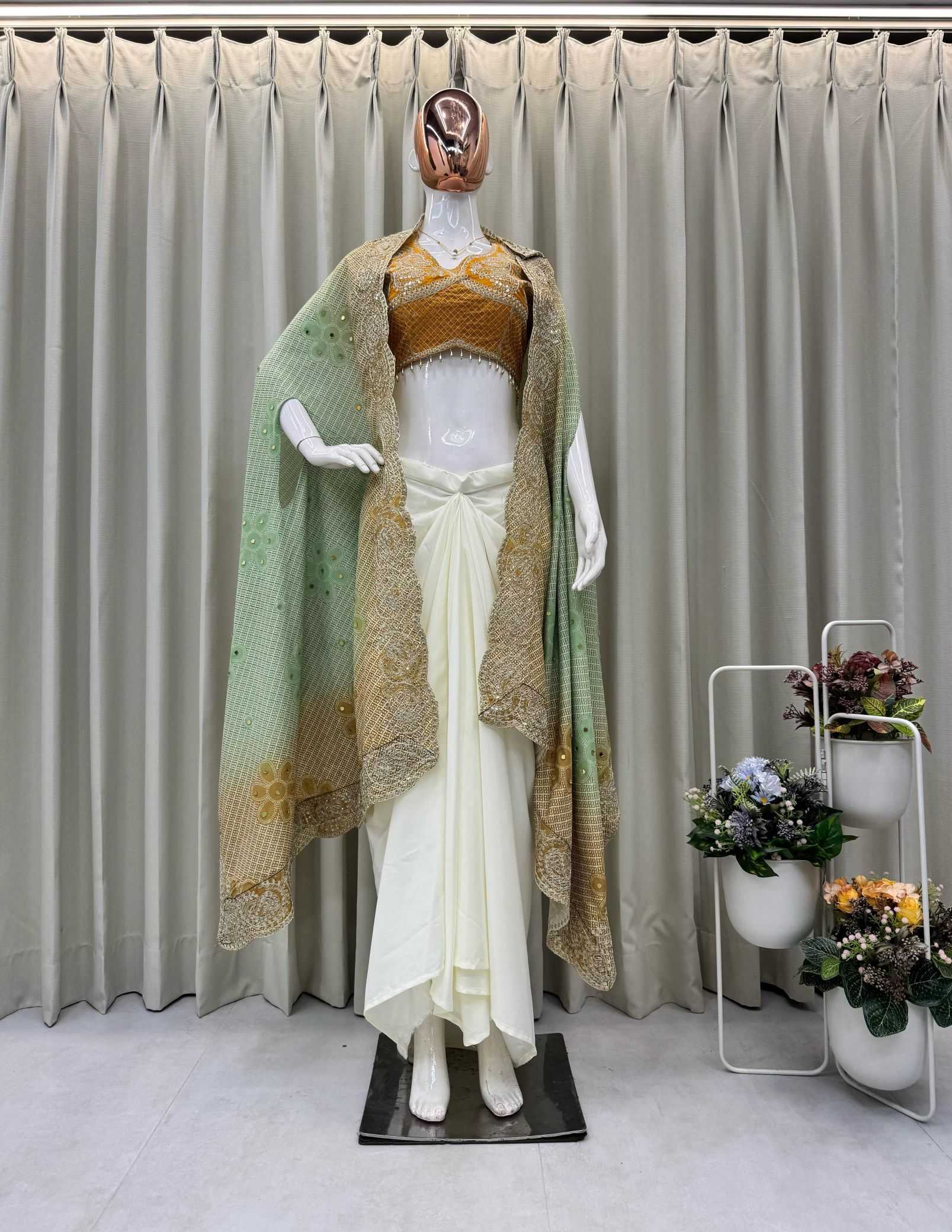 YNF Wholesale Silk Ready To Wear Sarees  | Surat Manufacturer
