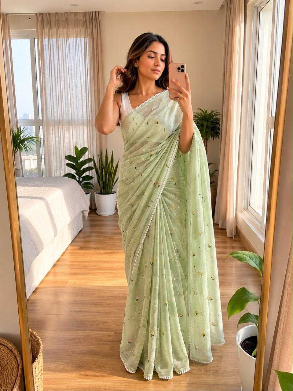 YNF Wholesale Kota Chex Party Wear Sarees  | Surat Manufacturer