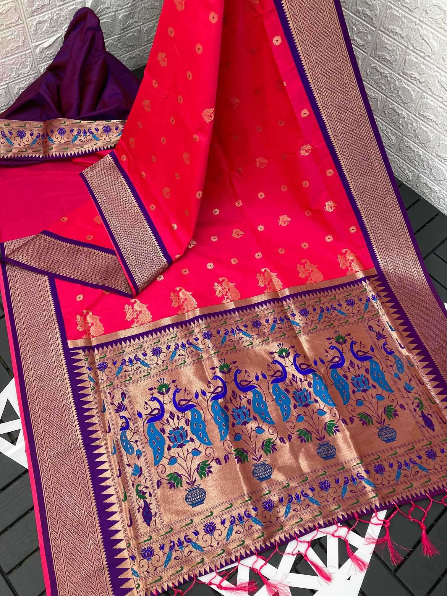 YNF Wholesale Paithani Silk Paithani Sarees  | Surat Manufacturer