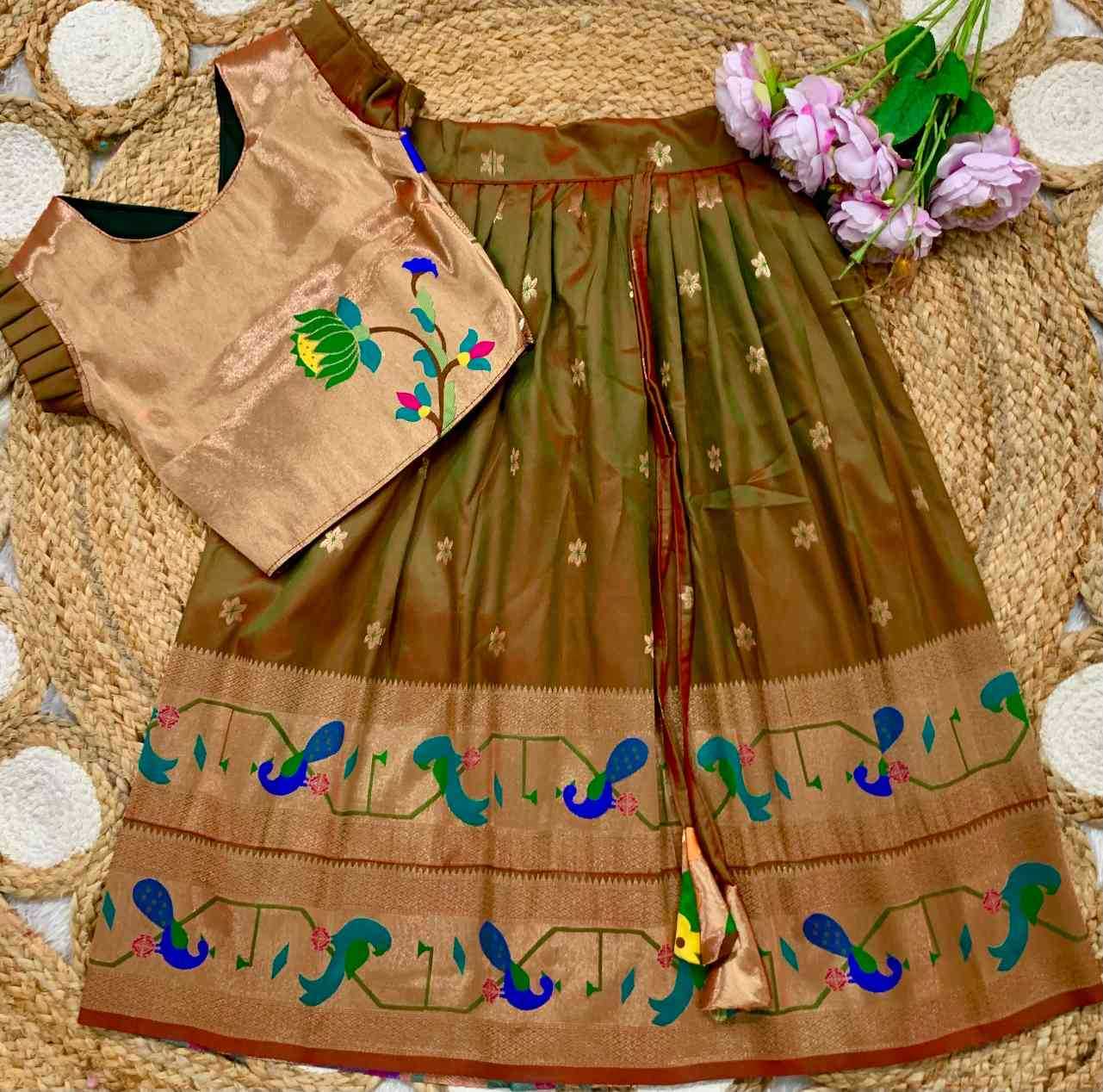 YNF Wholesale Soft Silk Kids Lehenga  | Surat Manufacturer