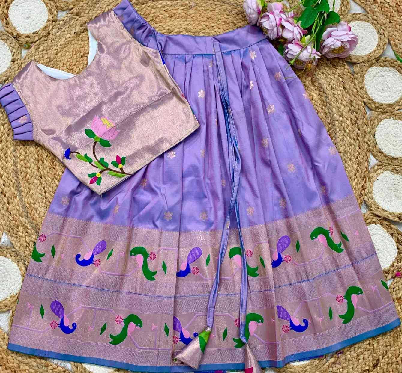YNF Wholesale Soft Silk Kids Lehenga  | Surat Manufacturer