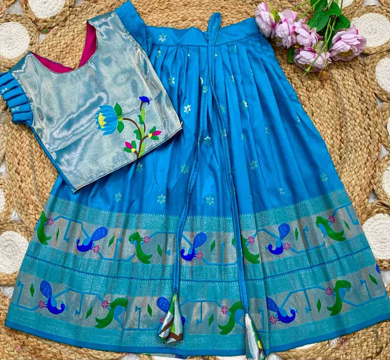YNF Wholesale Soft Silk Kids Lehenga  | Surat Manufacturer