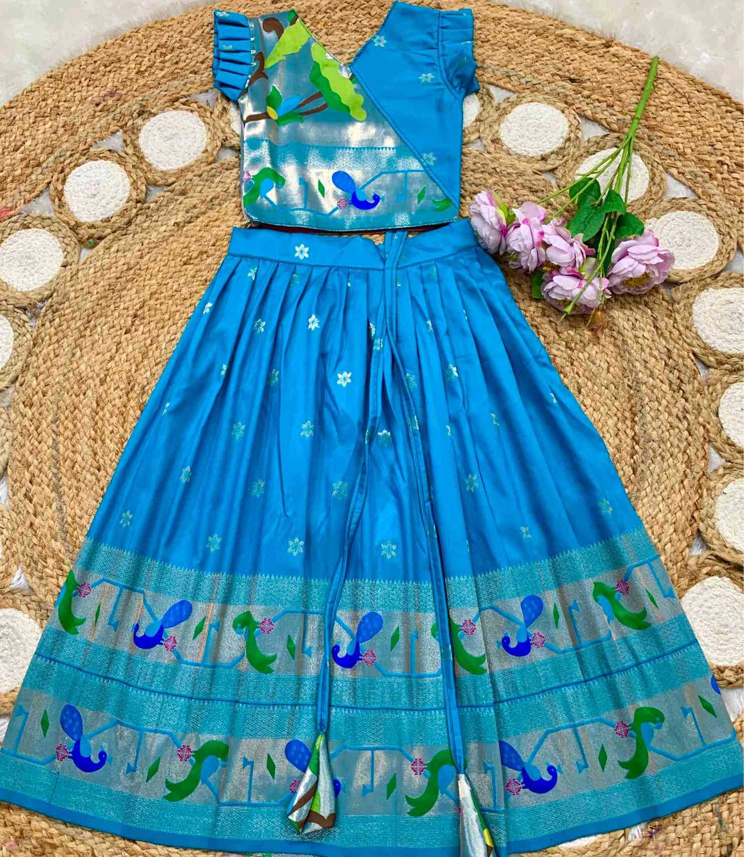YNF Wholesale Soft Silk Kids Lehenga  | Surat Manufacturer