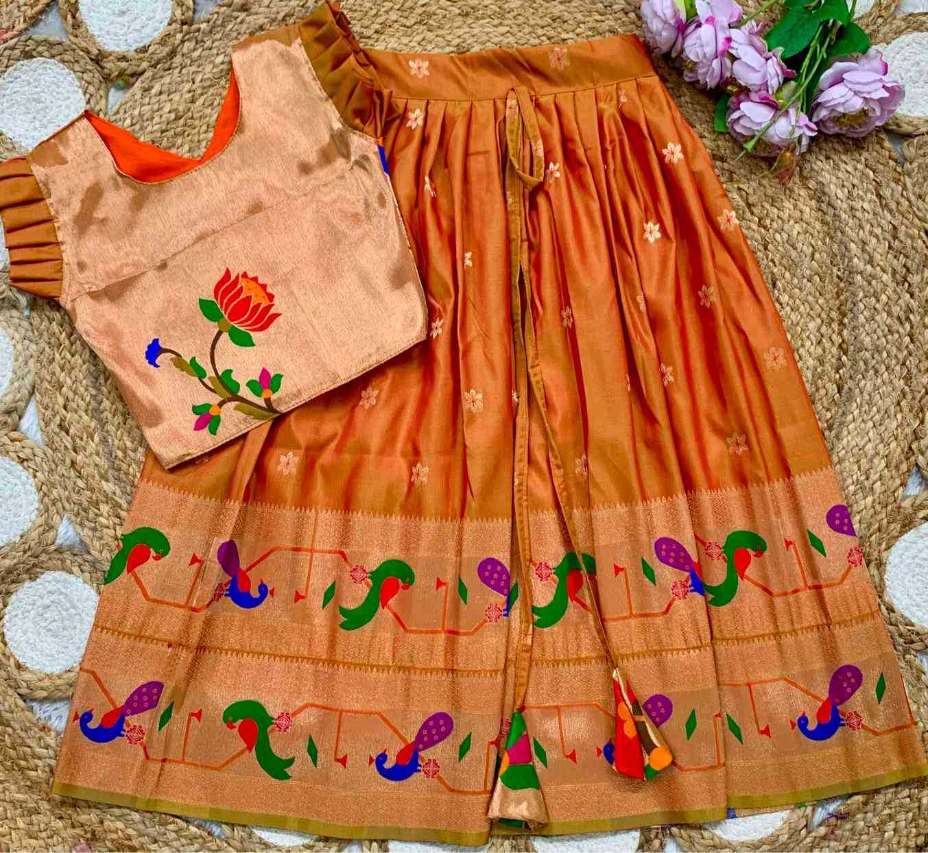 YNF Wholesale Soft Silk Kids Lehenga  | Surat Manufacturer