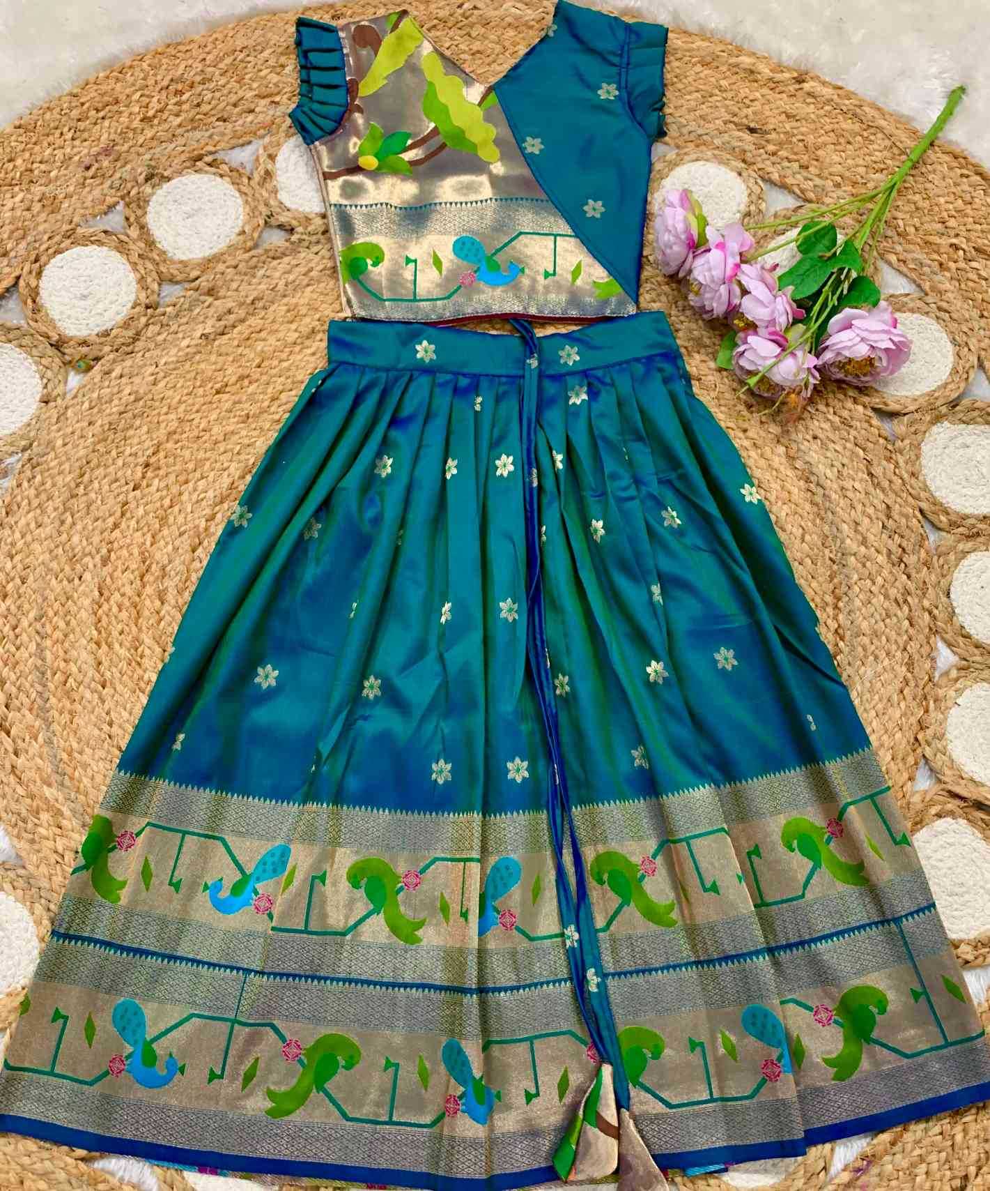 YNF Wholesale Soft Silk Kids Lehenga  | Surat Manufacturer